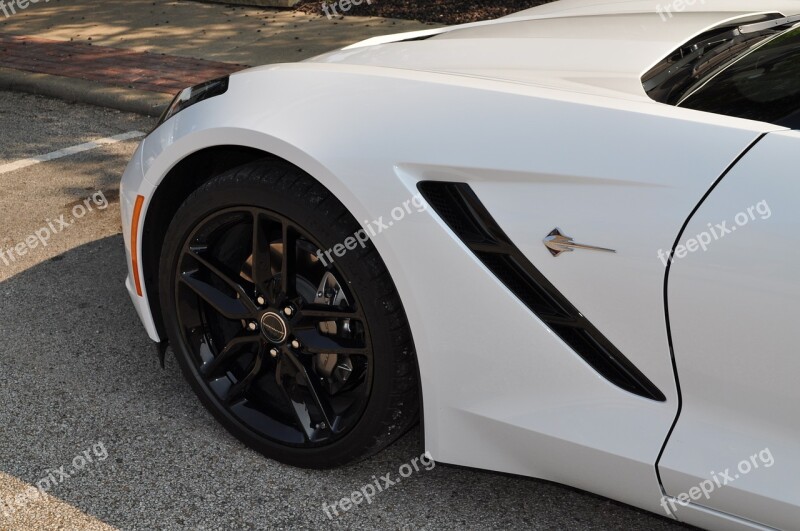 Corvette Wheel Rim Tire Rubber