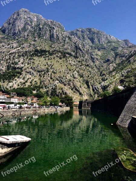 Montenegro City Kotor Old Tourism