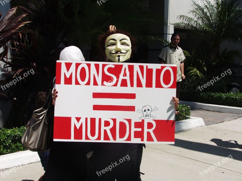 Protest Anger Gmo Anomim Mask