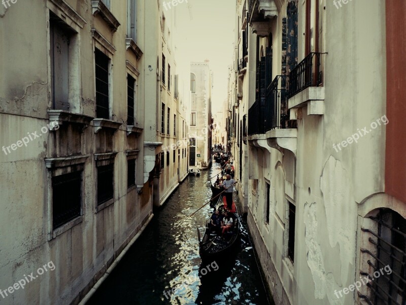 Venice Channel Italy Venezia Houses