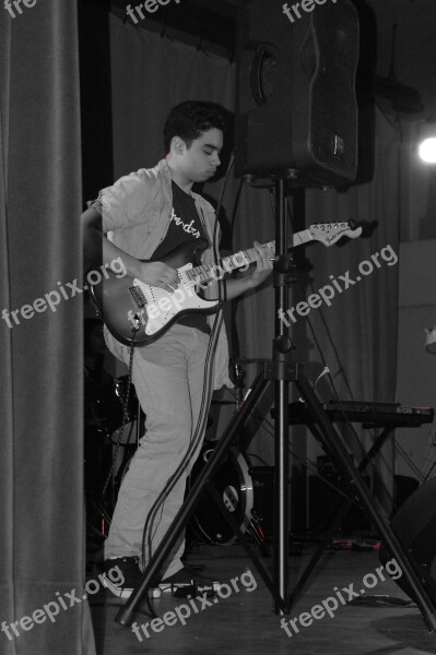 Musician Guitar Guitarist Concert Rock