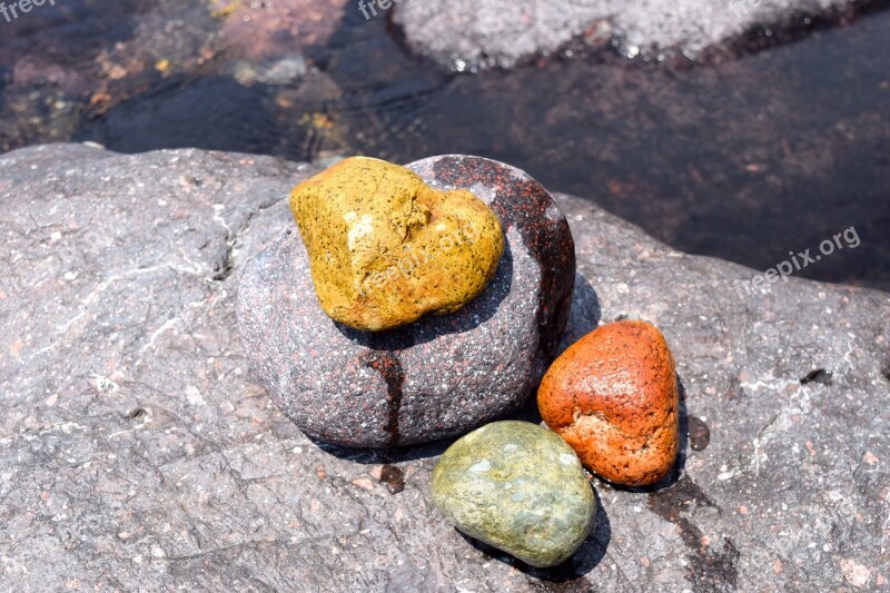 Stone River Pebbles Pebble Rock