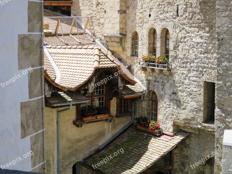 Château Chillon Castle Lake Geneva Historically Switzerland