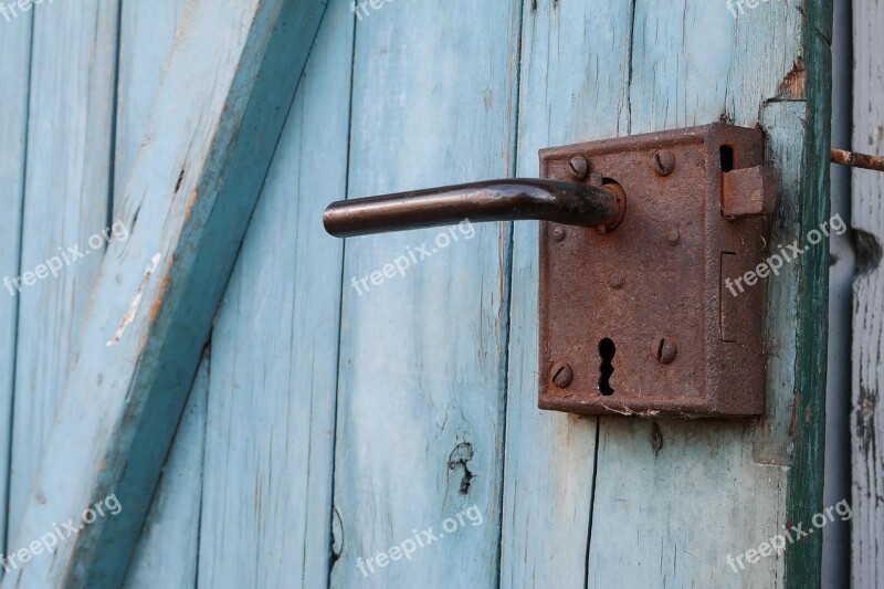 Door Castle Door Lock Rust Rusty