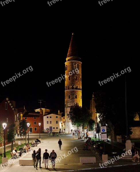 Caorle Venice Italy Piazza Church