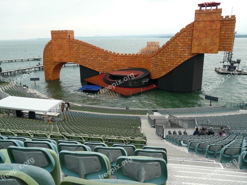 Festive Games Of Bregenz Turandot Stage Festival Stage Lake Stage Lake Constance