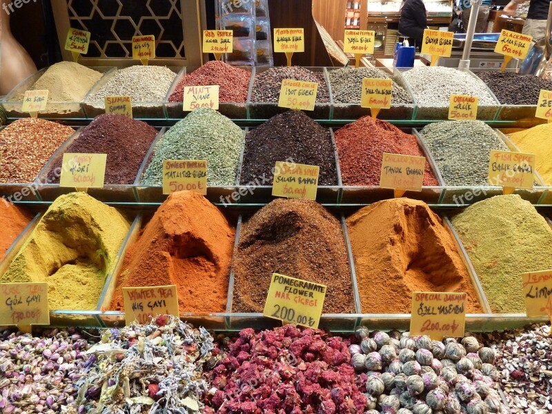 Turkey Istanbul Turkish Candy Spices