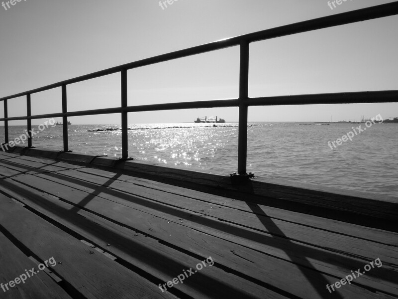 Sea Molo Cyprus Limassol Sunrise