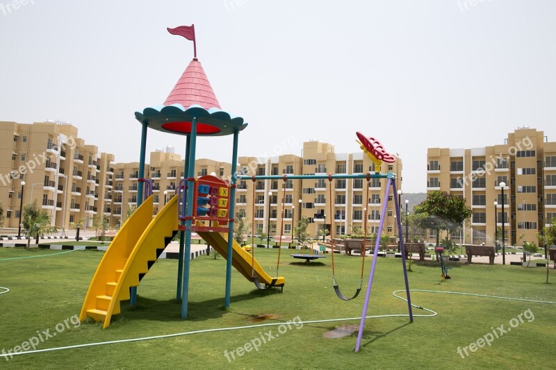 Garden Play Area Slide Area Play