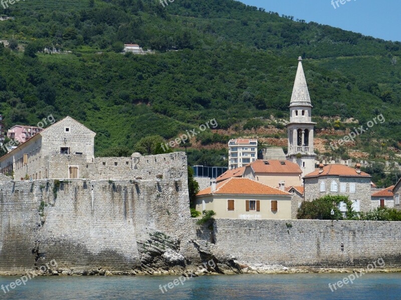 Budva Montenegro Balkan Adriatic Sea Historically