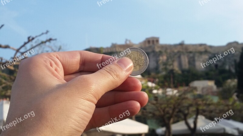 Grexit Euro Europe Greece Acropolis