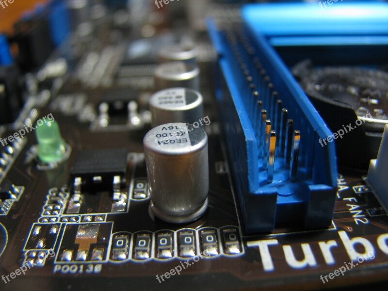 Motherboard Tech Hardware Board Chip