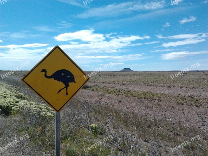 Steppe Patagonia Signal Transit Truncated Peak Argentina