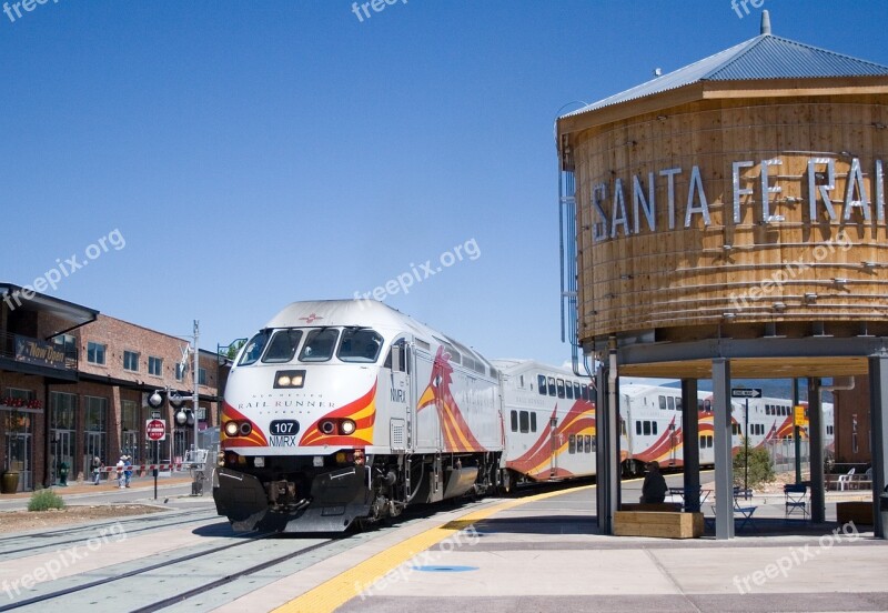 Train New Mexico Santa Fe Railroad Travel