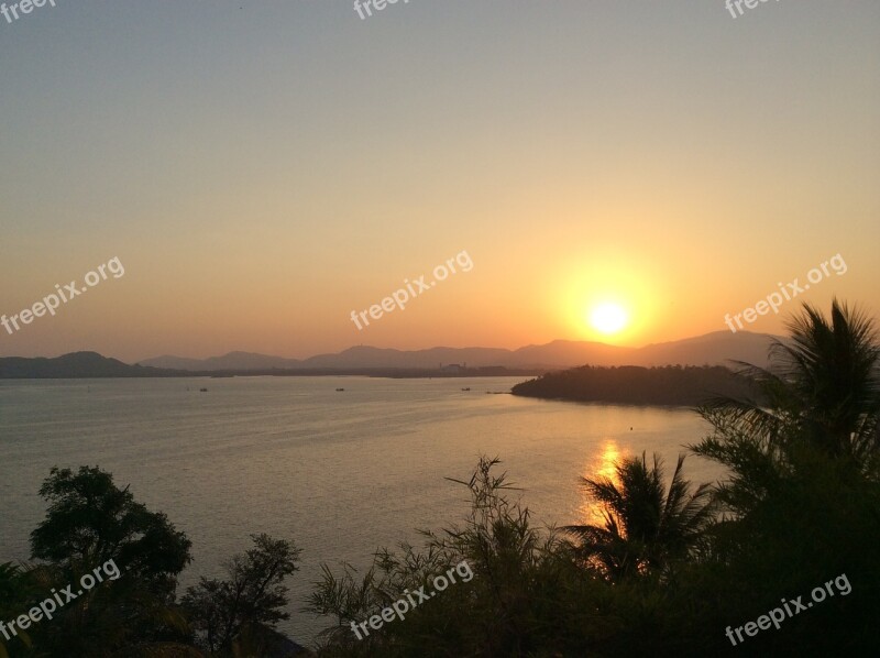 Sunset Phuket Thailand Resort Free Photos