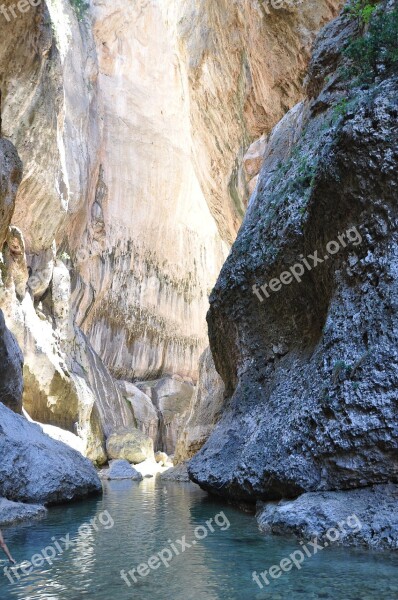 Mountain Nature High Mountains Pyrenees Mountain River