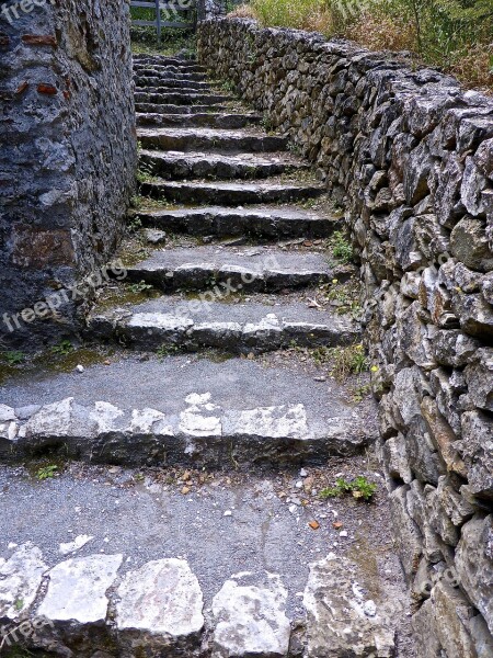 Steps Stone Path Way Staircase