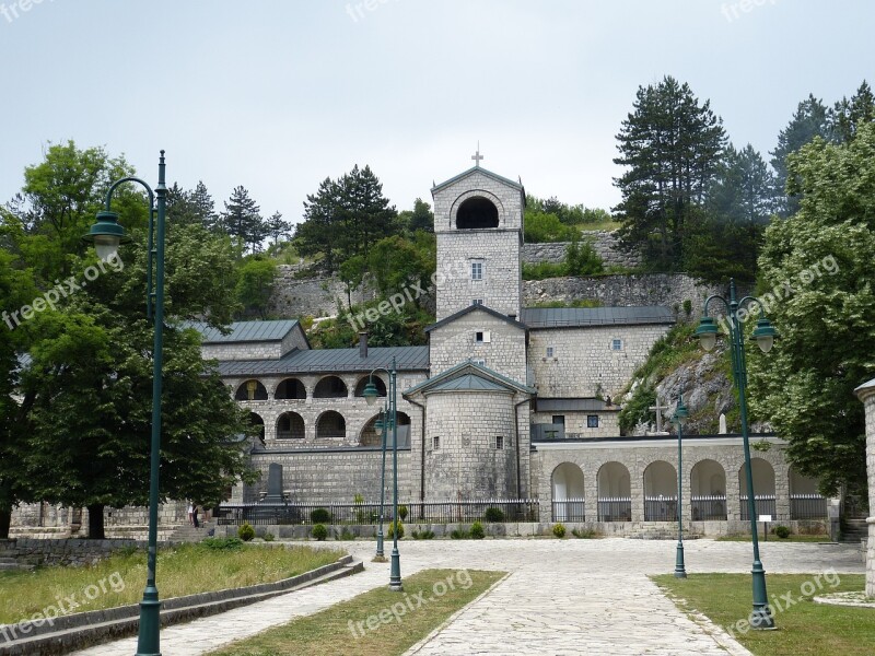 Cetinje Montenegro Capital Historic Center Historically