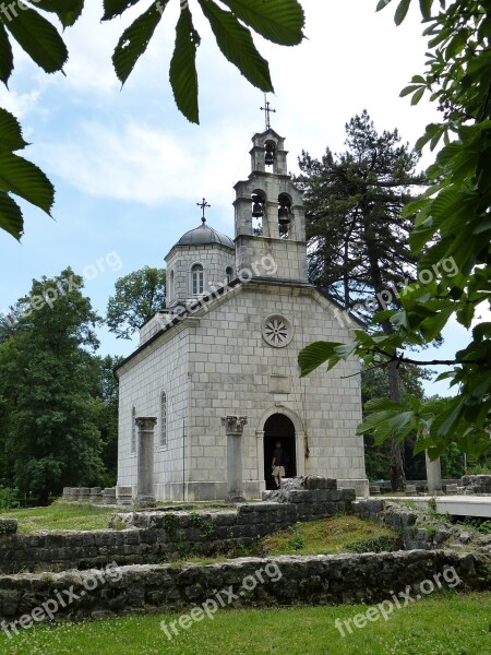 Montenegro Balkan Cetinje Capital Historically