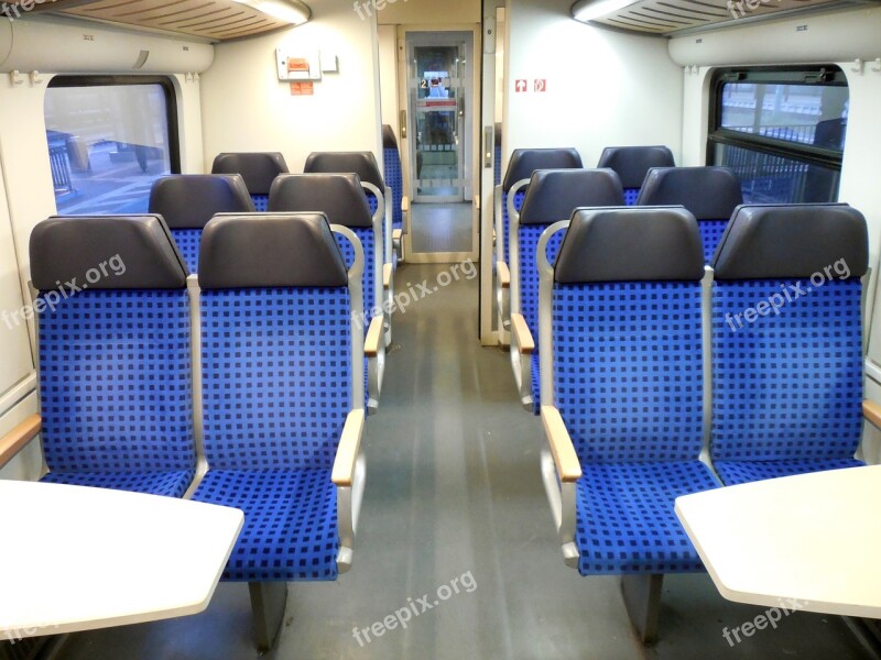 Sit Seats Train Travel Empty