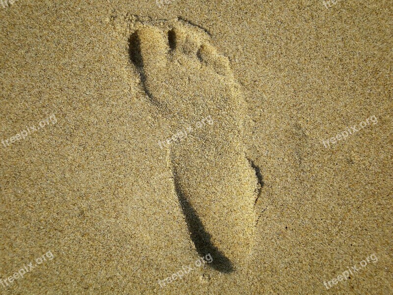 Footprint Barefoot Free Photos