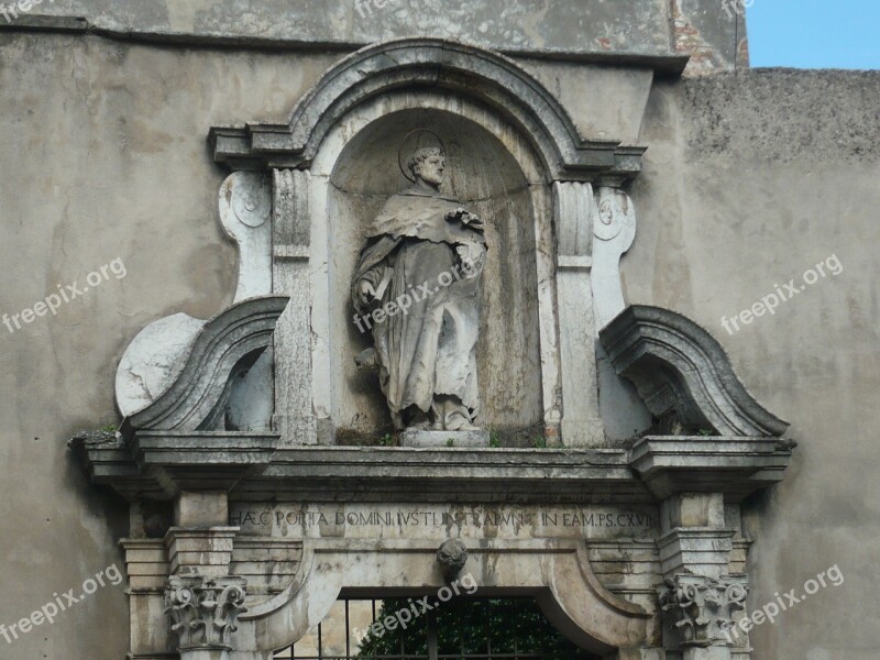 Verona Italian Italy Statue Art