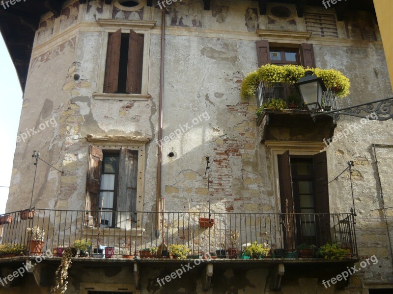 Verona Italian Italy Building Rom