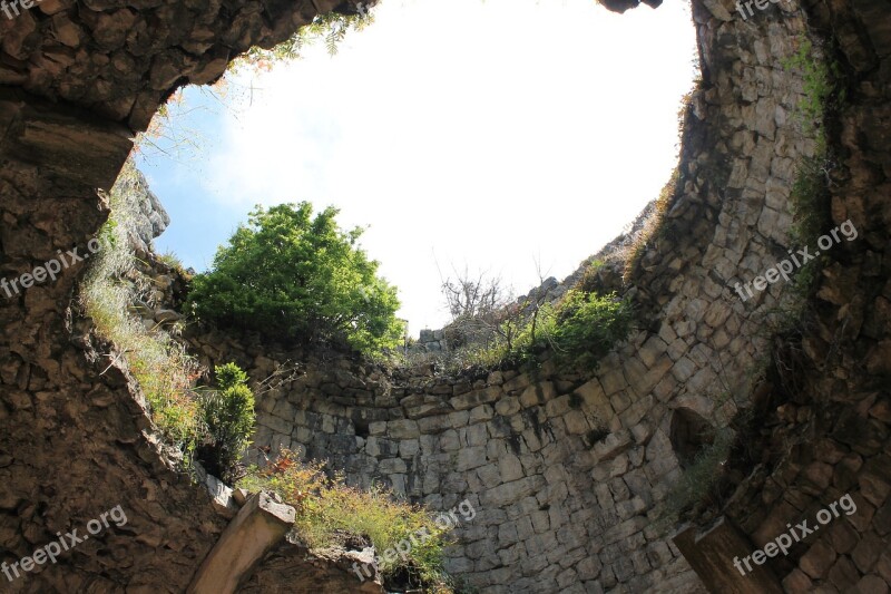 Fortress The Ruins Of The Archeology Wall Tower