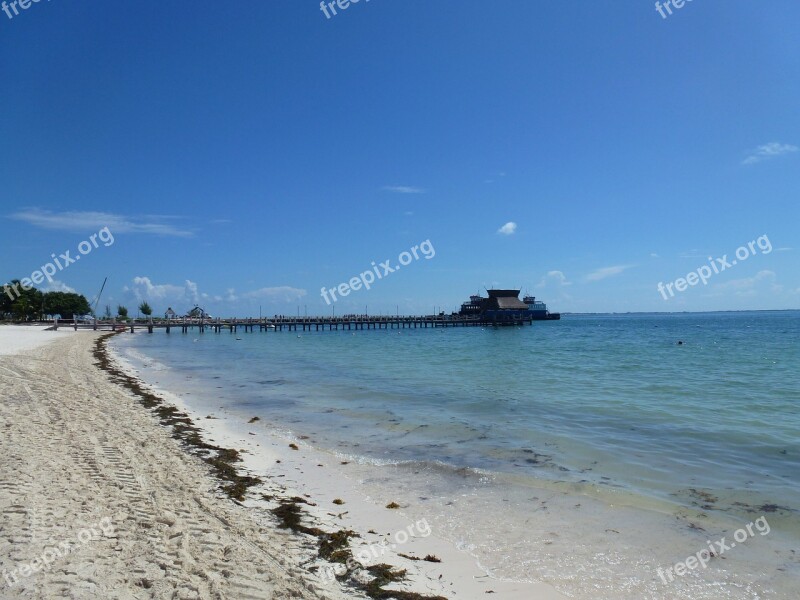 Caribbean Sea Cancún Beach Free Photos