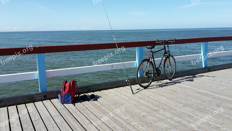 Fisherman Fishing Rods Sea Baltika Palanga