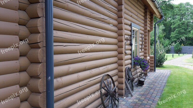 Cottage Lithuania Palanga Wooden House Free Photos