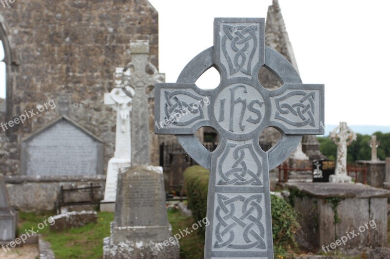 Ireland High Cross Cross Cemetery Ruin