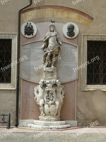 Verona Italian Italy Statue Art