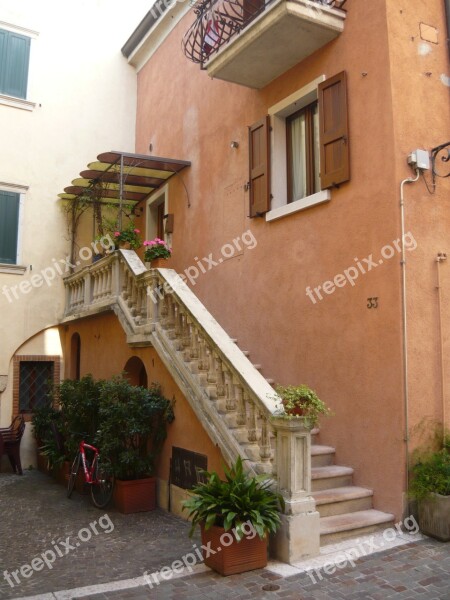 Italy Italian City Stair House