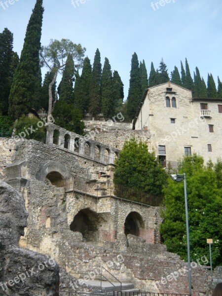 Verona Italian Italy Scape Vista