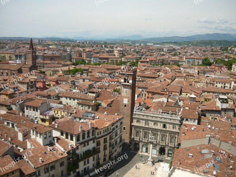 Verona Italian Italy Scape City