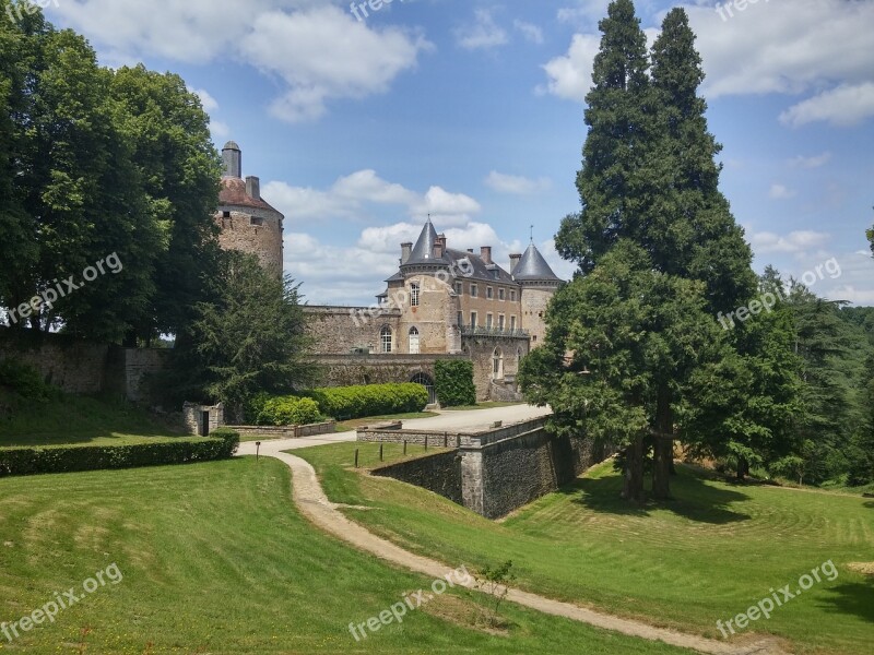 Burgundy France Castle Chateau Elder