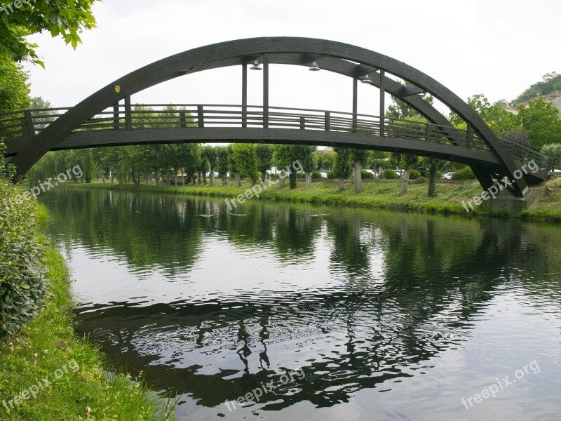 Walkway Wood River Monforte De Lemos Free Photos