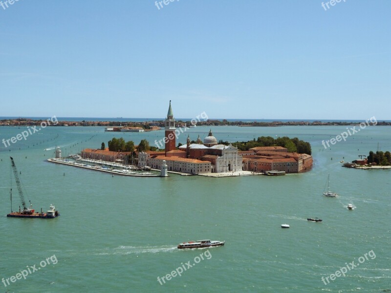 Venice Italy Venezia Water Boats