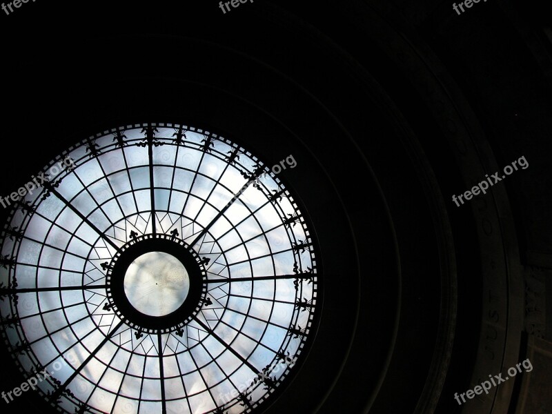 Dome Monument Light Dark Abstract