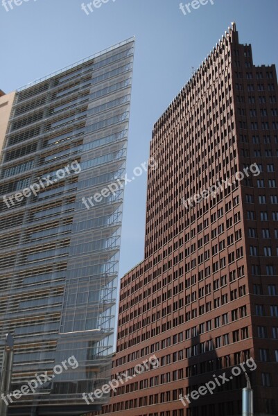 Skyline Berlin Stadtmitte City Skyscrapers