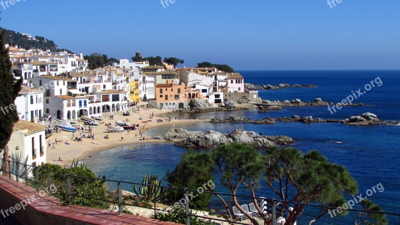 Calella Sea Beach Calella De Palafrugell Costa Brava