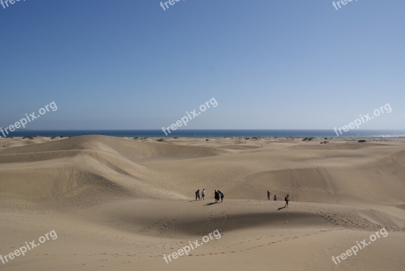 Desert Sand Dune Beach Sea