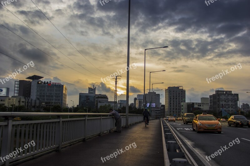 At Dusk Road Cloud Street Twilight