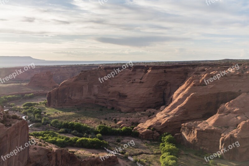 Canyon Desert Landscape Rock Nature