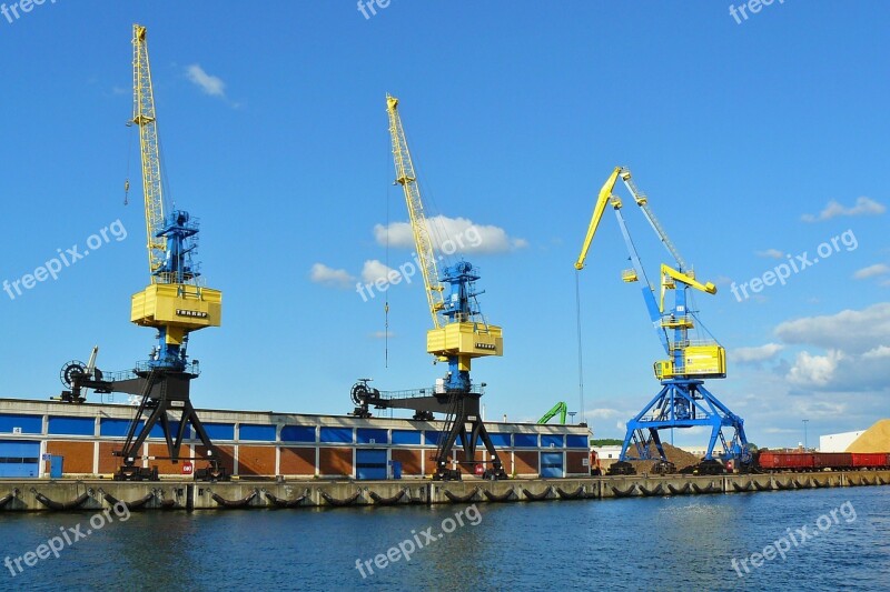 Port Harbour Cranes Cranes Harbour Crane Industry