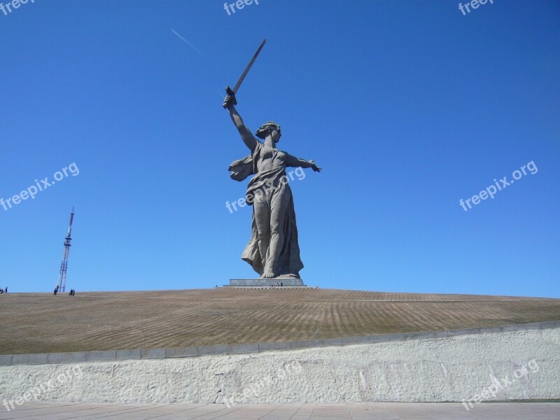 Stalingrad Volgograd Russia Monument Historically