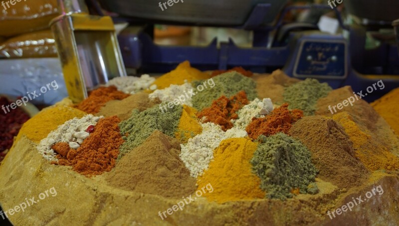 Spices Bazaar Isfahan Iran Free Photos