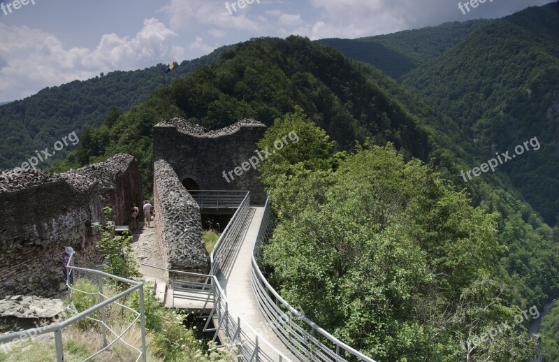 Castle Dracula Cetatea Poienari Romania Poienari