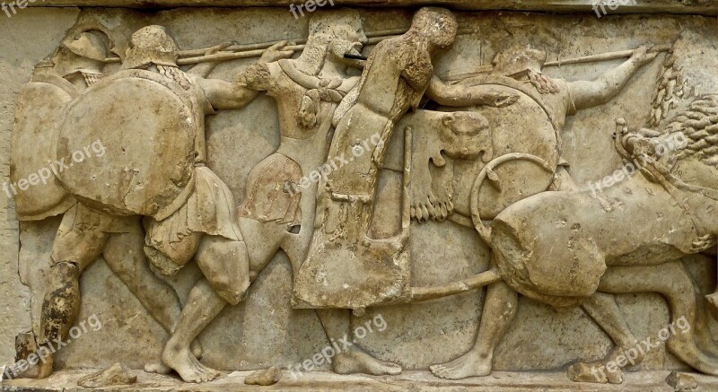 Carving Relief Roman Sandstone Bas-relief